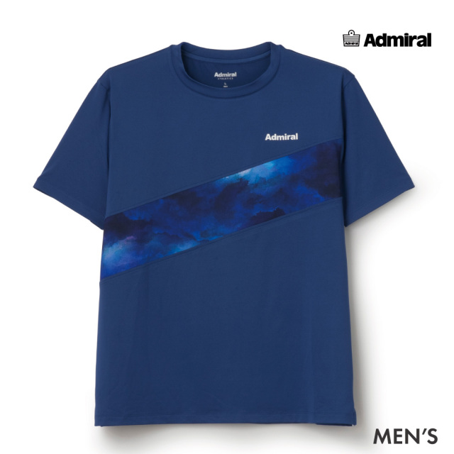 ADMIRAL ダイヤゴナルスイッチグラフィックTEE　ATMA613-32 メンズ　2026FW