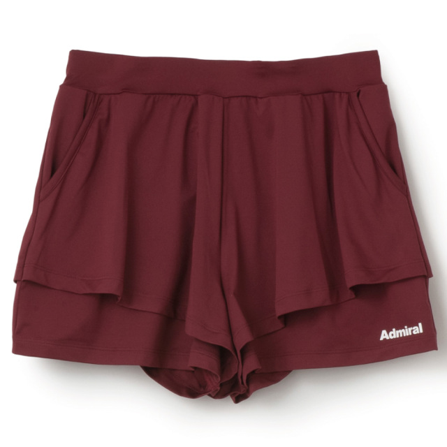 ADMIRAL サイドレイヤードフレアショーツ　ATLA649-55 レディス　2026FW