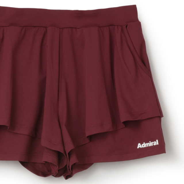 ADMIRAL サイドレイヤードフレアショーツ　ATLA649-55 レディス　2026FW