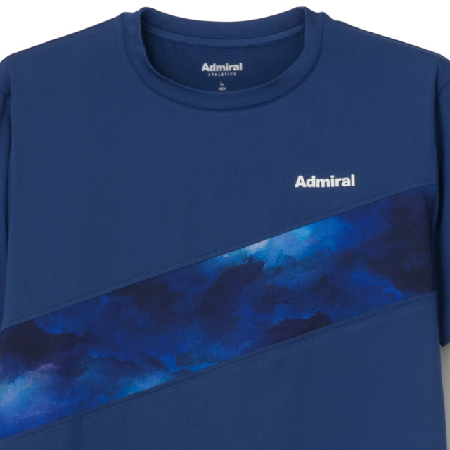 ADMIRAL ダイヤゴナルスイッチグラフィックTEE　ATMA613-32 メンズ　2026FW