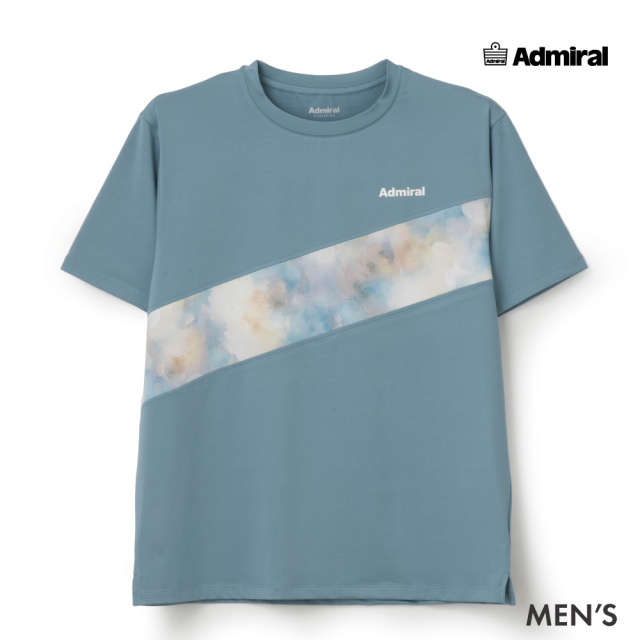 ADMIRAL ダイヤゴナルスイッチグラフィックTEE　ATMA613-35 メンズ　2026FW