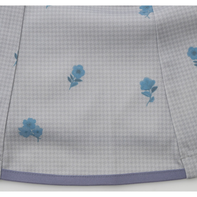 ADMIRAL フラワーチェックサイドフレアTEE　ATLA655-16 レディス　2026FW