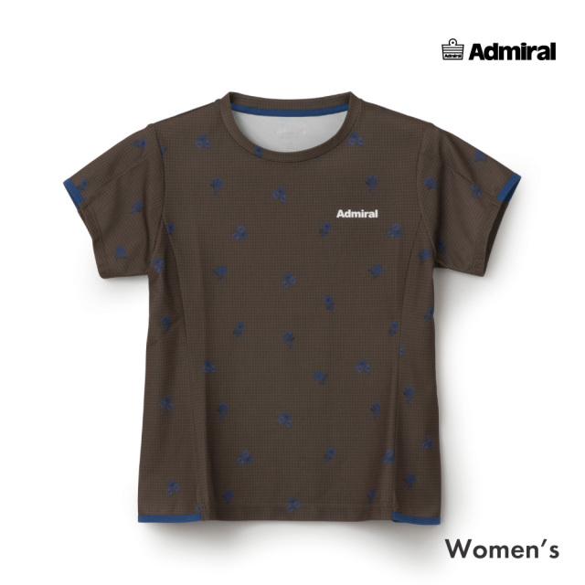 ADMIRAL フラワーチェックサイドフレアTEE　ATLA655-20 レディス