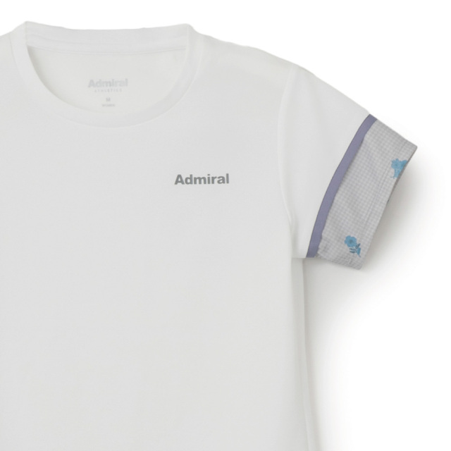 ADMIRAL ブロッキングフラワーチェックTEE　ATLA656-01 レディス　2026FW　