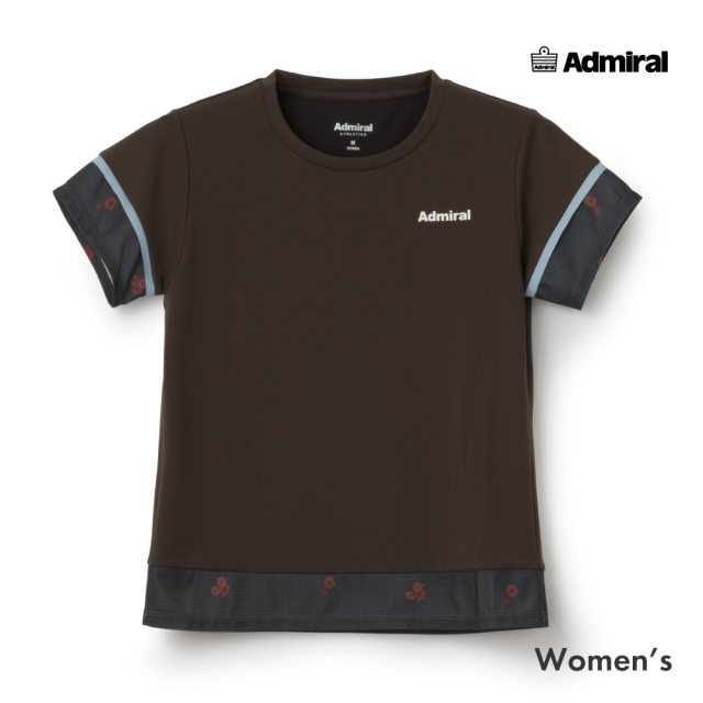 ADMIRAL ブロッキングフラワーチェックTEE　ATLA656-22 レディス　2026FW