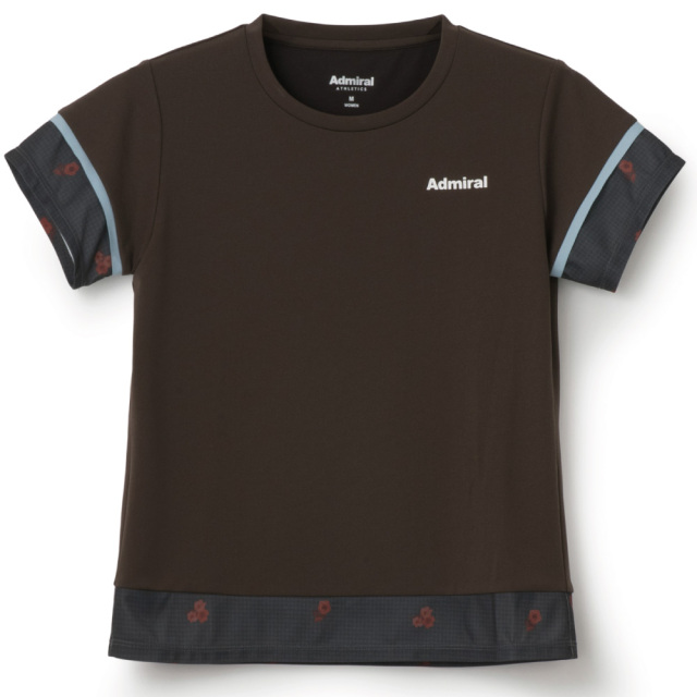 ADMIRAL ブロッキングフラワーチェックTEE　ATLA656-22 レディス　2026FW