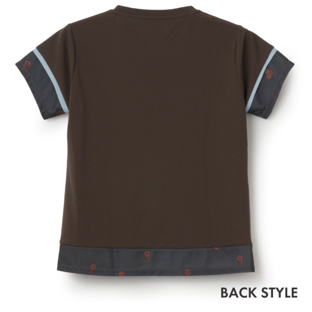 ADMIRAL ブロッキングフラワーチェックTEE　ATLA656-22 レディス　2026FW