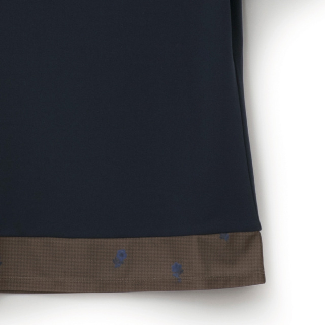 ADMIRAL ブロッキングフラワーチェックTEE　ATLA656-30 レディス