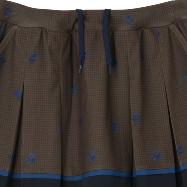 ADMIRAL フラワーチェックタックプリーツスコート　ATLA658-20 レディス　2026FW　