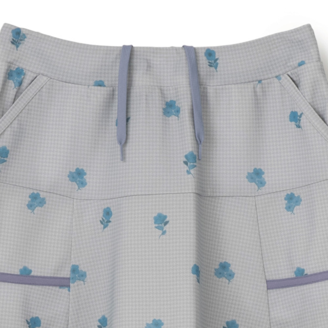 ADMIRAL フラワーチェックヘムラインスコート　ATLA659-16 レディス　2026FW