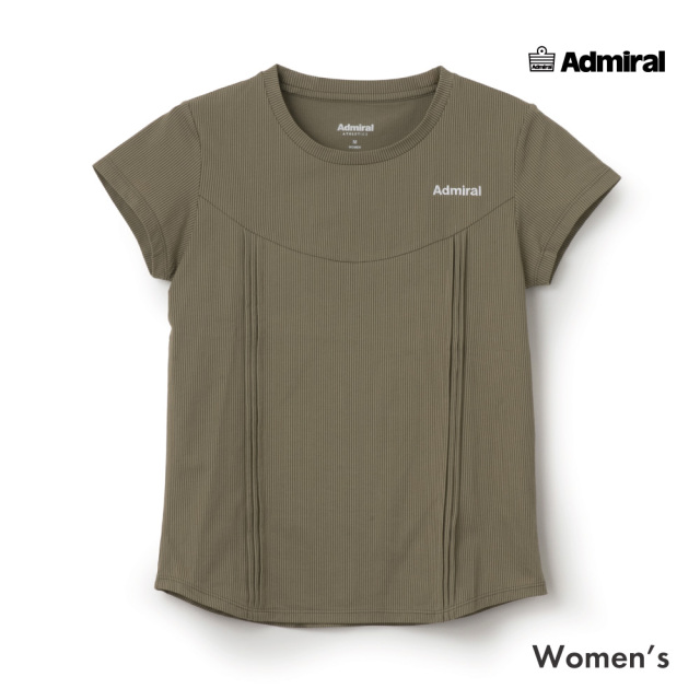 ADMIRAL ピケサッカーピンタックTEE　ATLA661-65 レディス　2026FW