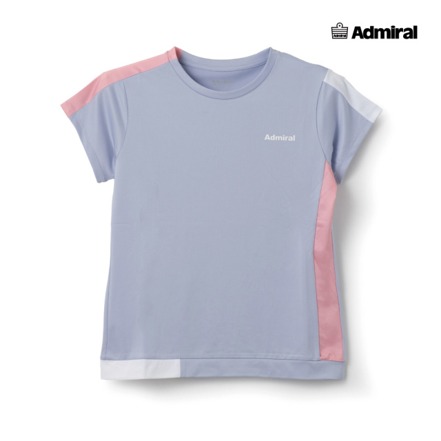 ADMIRAL レディース カラーアソートブロッキングTEE ATLA628-59 2026SS ラベンダー
