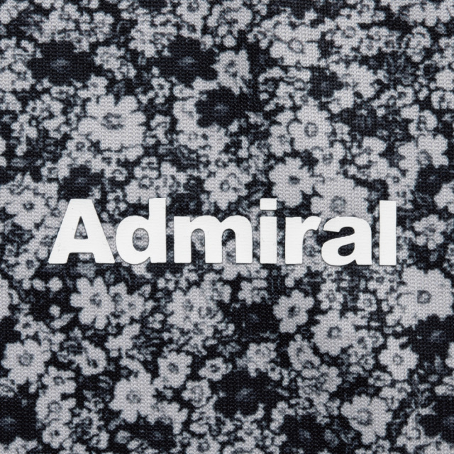 ADMIRAL　メンズ　ショルダーラインリバティプリントTEE 　ATMA606-10　2026SS　ブラック