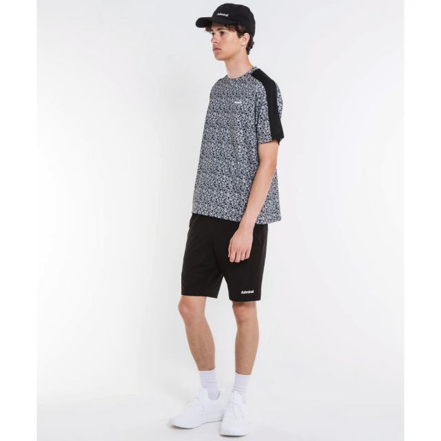 ADMIRAL メンズ ショルダーラインフラワープリント TEE ATMA606-10