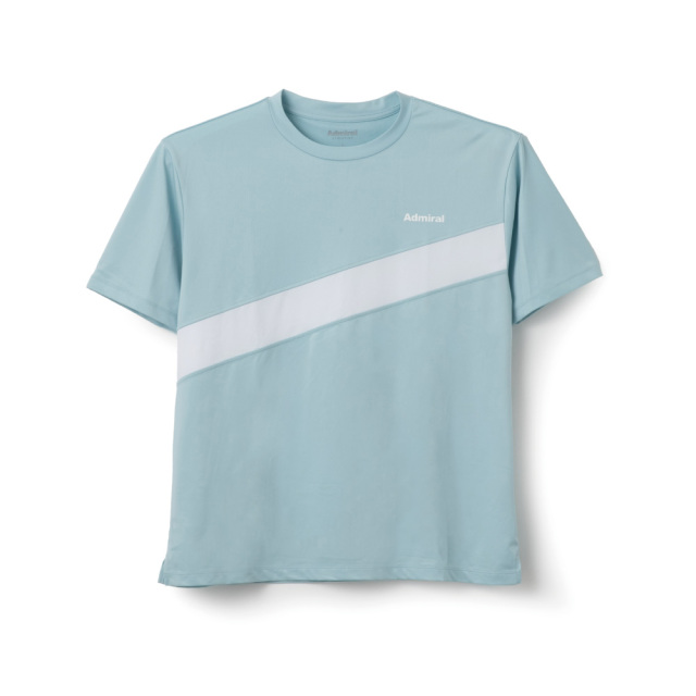 ADMIRAL　メンズ　ダイアゴナルラインTEE 　ATMA607-66　2026SS　ミントグリーン