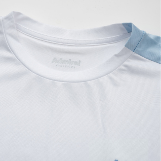 ADMIRAL　メンズ　カラーアソートブロッキングTEE 　ATMA608-00　2026SS　ホワイト