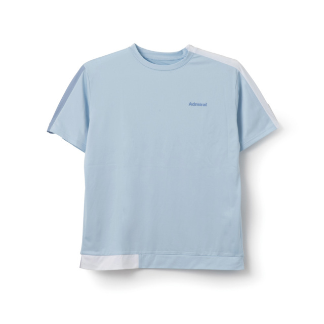 ADMIRAL　メンズ　カラーアソートブロッキングTEE 　ATMA608-39　2026SS　サックス