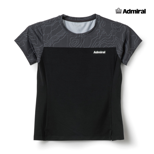 ADMIRAL　レディース　スリットヘムグラフィックTEE　ATLA602-10