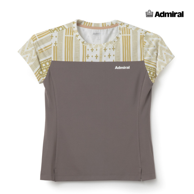 ADMIRAL　レディース　スリットヘムグラフィックTEE　ATLA602-25