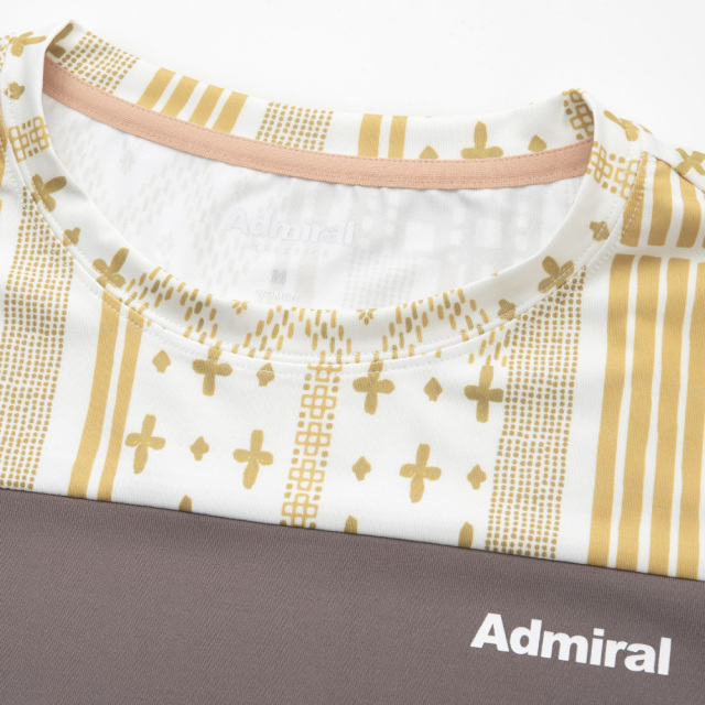 ADMIRAL　レディース　スリットヘムグラフィックTEE　ATLA602-25