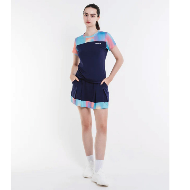 ADMIRAL　レディース　スリットヘムグラフィックTEE　ATLA602-30