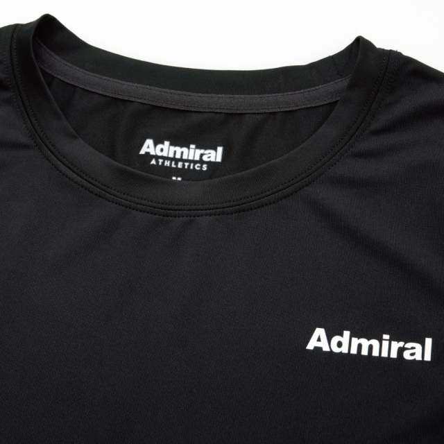 ADMIRAL　レディース　フェイクレイヤーヘムグラフィックTEE　ATLA603-10　2026SS　ブラック