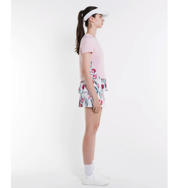 ADMIRAL　レディース　フェイクレイヤーヘムグラフィックTEE　ATLA603-48　2026SS　ピンク