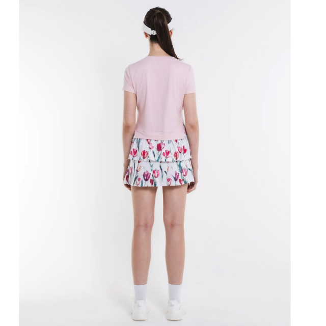 ADMIRAL　レディース　フェイクレイヤーヘムグラフィックTEE　ATLA603-48　2026SS　ピンク