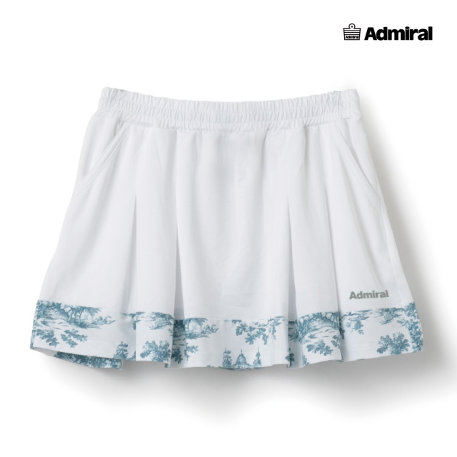 ADMIRAL　レディース　グラフィックヘムタックプリーツスコート 　ATLA605-00
