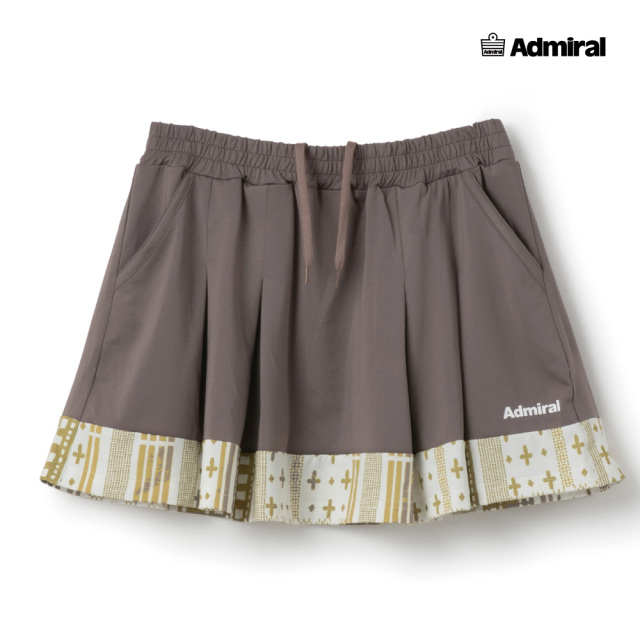 ADMIRAL　レディース　グラフィックヘムタックプリーツスコート 　ATLA605-25