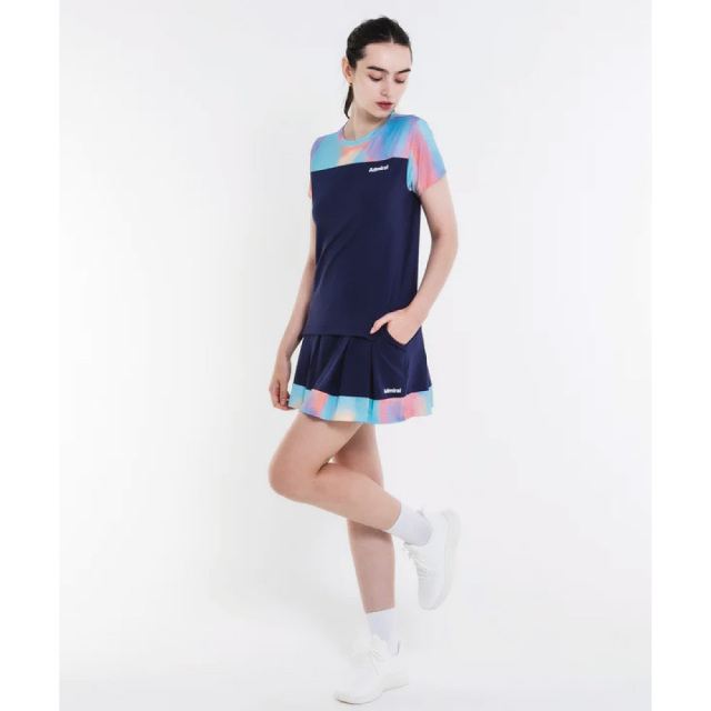 ADMIRAL　レディース　グラフィックヘムタックプリーツスコート 　ATLA605-30