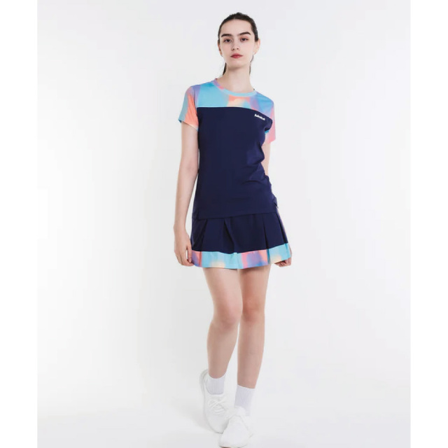 ADMIRAL レディース グラフィックヘムタックプリーツスコート ATLA605