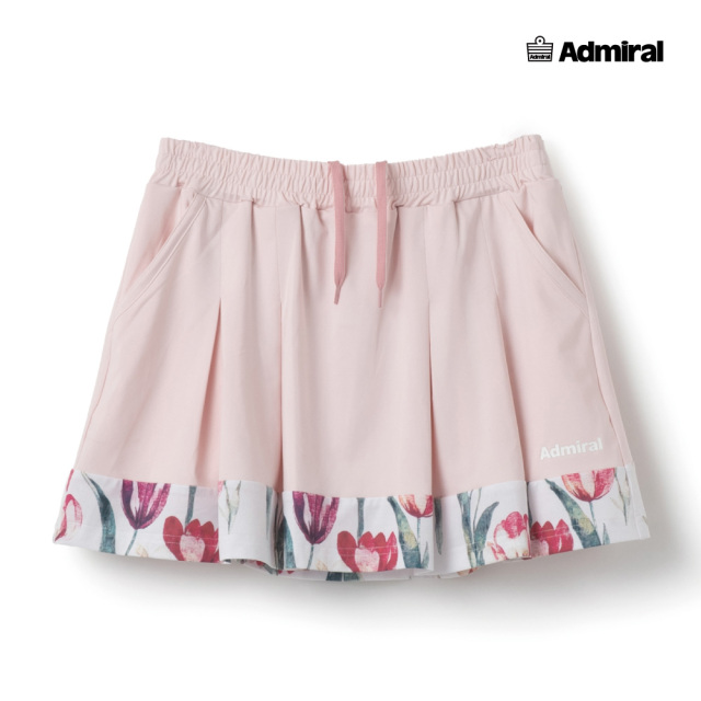 ADMIRAL レディース グラフィックヘムタックプリーツスコート ATLA605