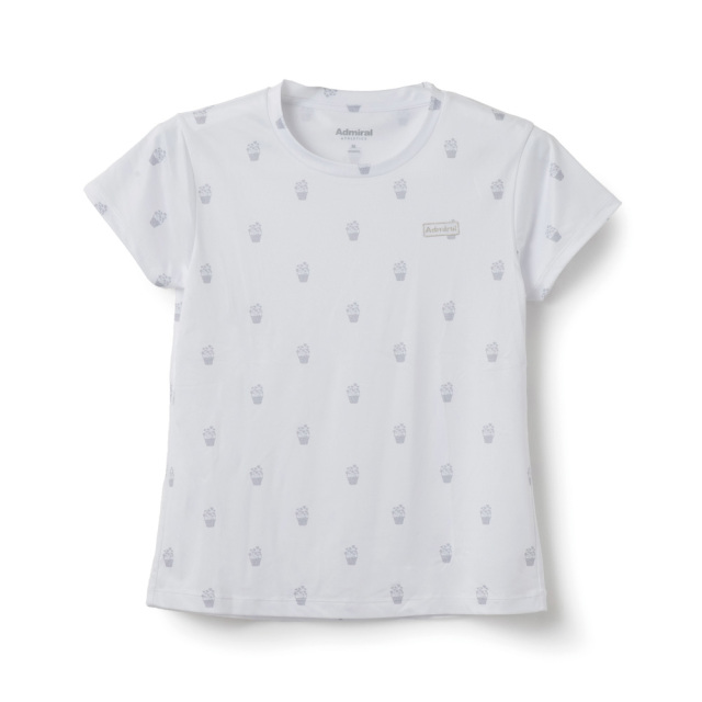 ADMIRAL レディース フラワーバスケットアイコンTEE ATLA622-01 2026SS