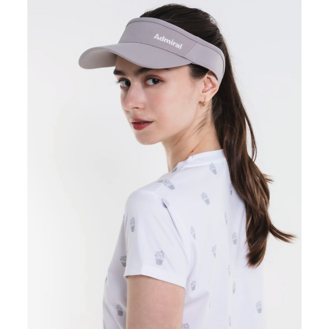 ADMIRAL　レディース　フラワーバスケットアイコンTEE 　ATLA622-01　2026SS　ホワイト