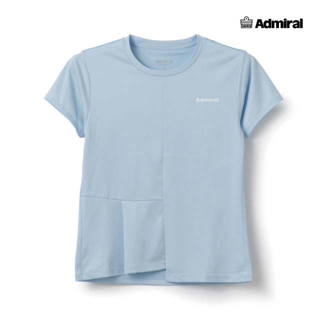 ADMIRAL レディース ワンサイドタックTEE ATLA624-39 2026SS サックス