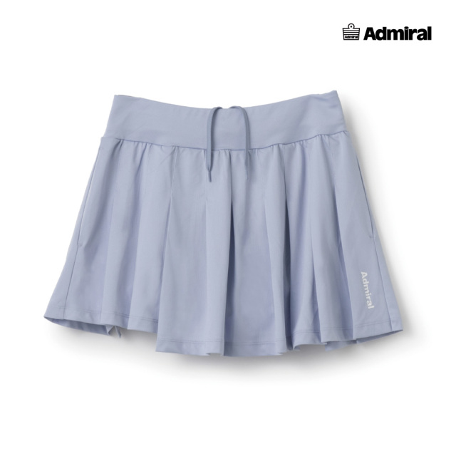 ADMIRAL レディース アシメヘムプリーツスコート ATLA626-59 2026SS ラベンダー