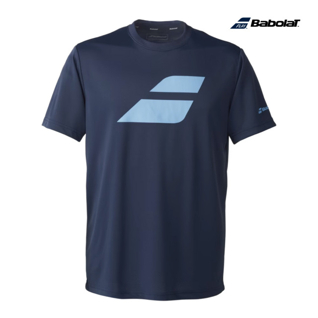 BABOLAT　クラブショートスリーブTシャツ　BUP5511C-bk　2025FW