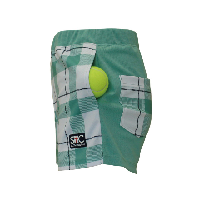 St.Christopher　レディース　ブロックチェックゲームショートパンツ　STC-BEW2424