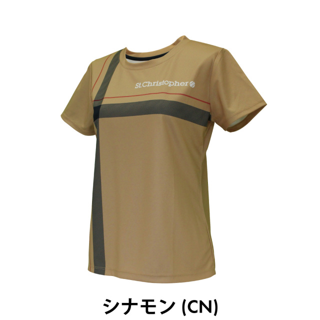 ポスト投函対応】St.Christopher レディース ラインゲームシャツ STC