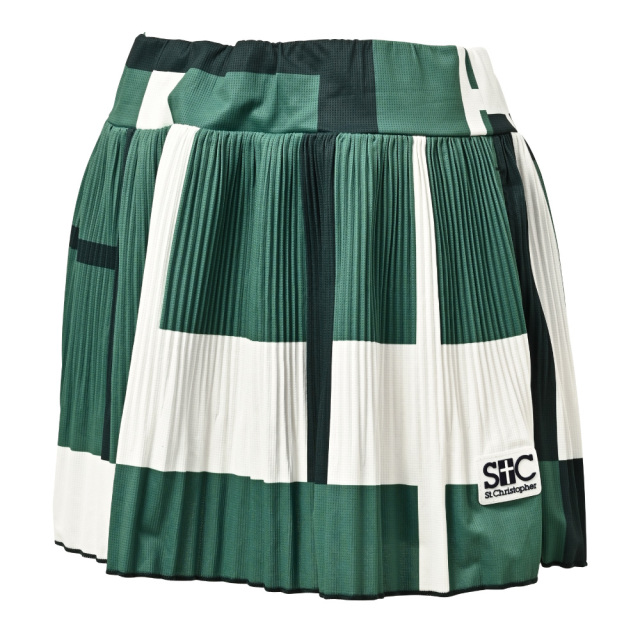 St.Christopher　プリーツスコート　レディース　セントクリストファー　STC-BFW6042-GN　26FW