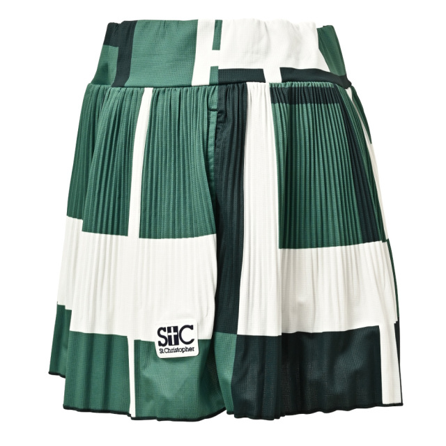 St.Christopher　プリーツスコート　レディース　セントクリストファー　STC-BFW6042-GN　26FW