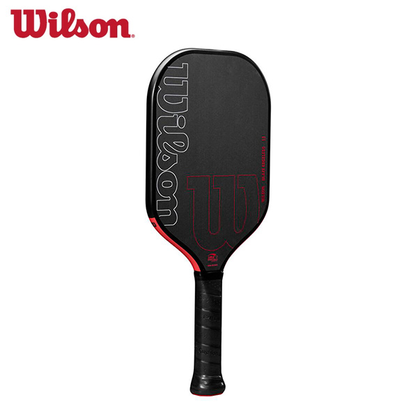 ウィルソン BLAZE EDGELESS ピックルボール パドル ブラック WR180911U2 Wilson PICKLEBALL ラケット 13mm カーボン ブレイズエッジレス