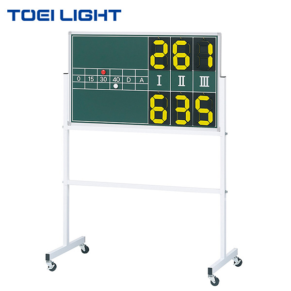 テニス　ラケット 合計16本　卓球　トーエイライト TOEI LIGHT トーエイライト テニス得点板3 B2028 1台 TOEI LIGHT デジタル スコア