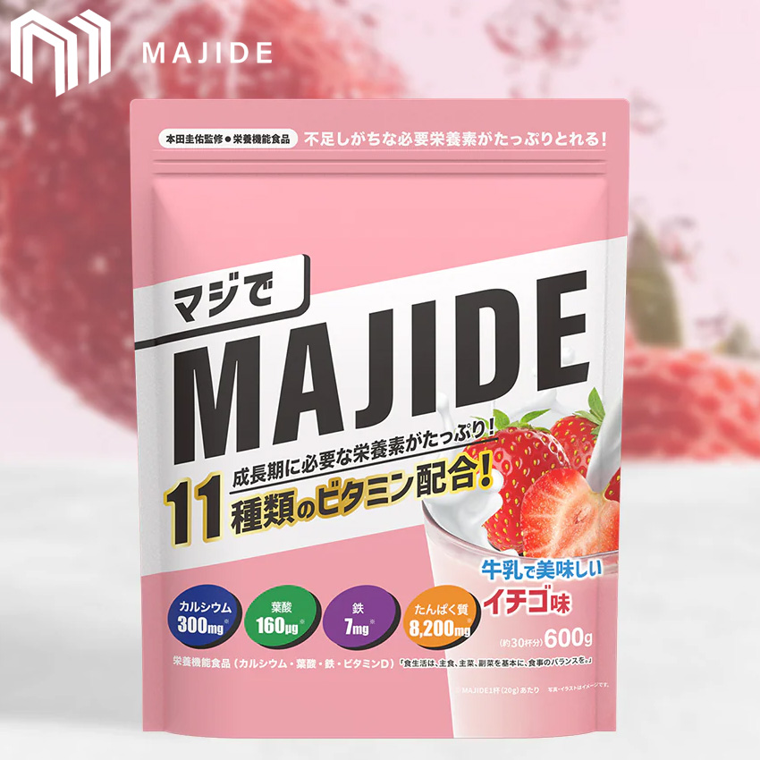 MAJIDE ジュニアプロテイン イチゴ味 600g 