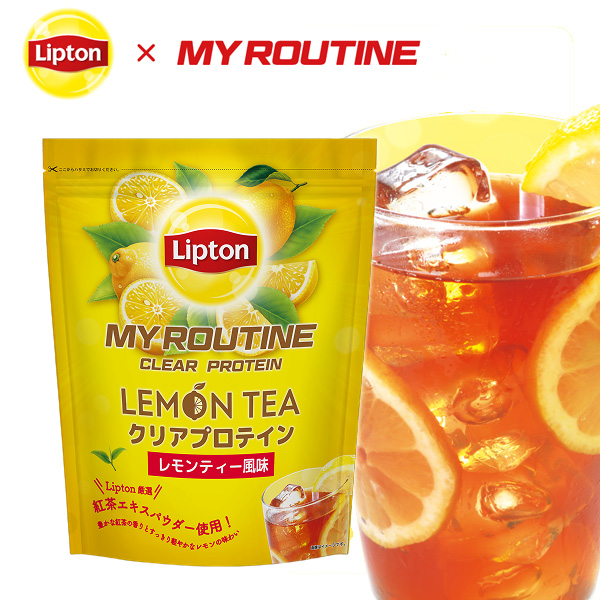 マイルーティーン Liptonコラボプロテイン LEMON TEA レモンティー風味 600g