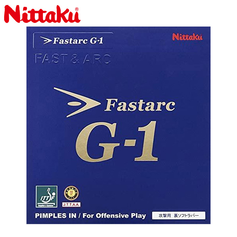 Nittaku ニッタク 卓球ラバー ファスターク G-1 FASTARC 裏ソフト テンション系 レッド ブラック NR-8702