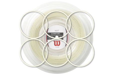 【ポスト投函対応】ウィルソン NXT 16 / 17　WILSON エヌエックスティー16/17　ノンパケ6張SET　硬式テニス　ストリング　ガット