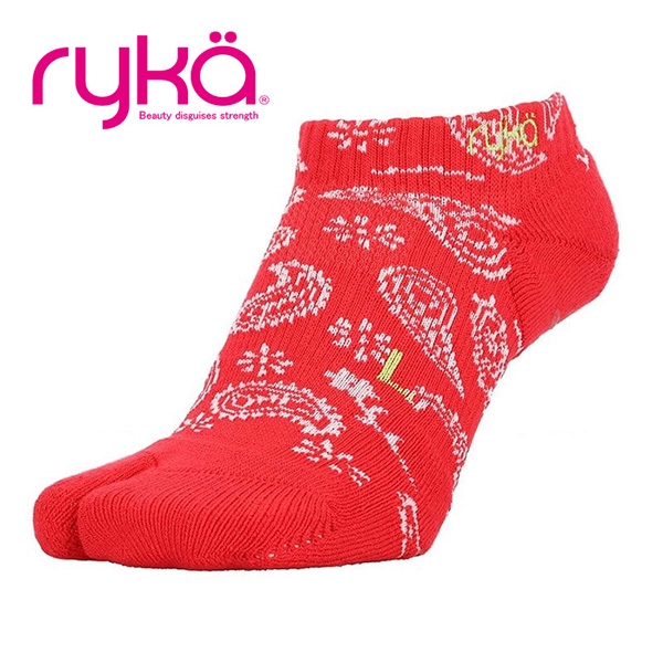 ryka R-SOX-6 RDP レディース (23～25cm) すべり止め付き足袋型ソックス