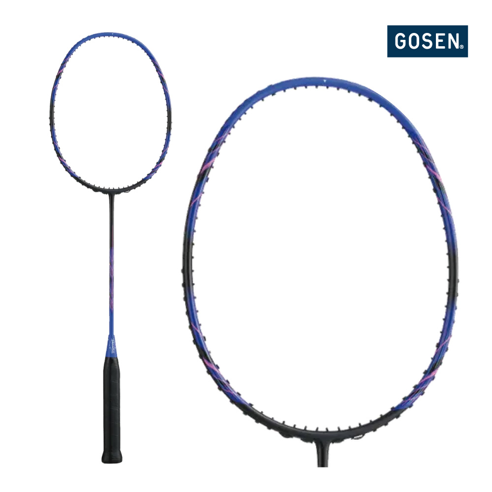 GOSEN　グラビタス 1.9-A　張上げ済み　BGV19A　2026SS　4U6　スタンダード　スリムボディ　ブルー　バドラケ　バドミントンラケット　ゴーセン　GRAVITAS 1.9-A